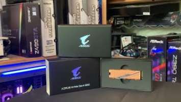 The Coolest PCIE M.2 NVMe Gen4 SSD by Gigabyte Aorus