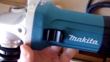 Makita GA5030R (2017 edition) Unboxing and Start  ⚙