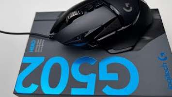 Logitech G502 Hero 25K DPI-ASMR unboxing