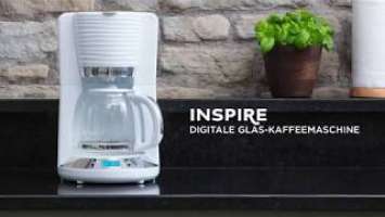 Inspire White Digitale Glas Kaffeemaschine 24390-56 - Lifestyle-Video