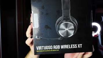 UNBOXING SLUCHÁTEK KÁMO! | Corsair Virtuoso RGB Wireless XT