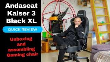 Andaseat Kaiser 3 XL Black Edition Gaming Chair Review