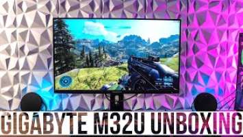 Gigabyte M32U 4K Monitor Unboxing!