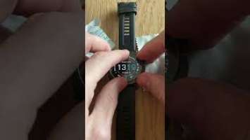 Наклеивание защитного стекла на часы Garmin Fenix 7 #shorts