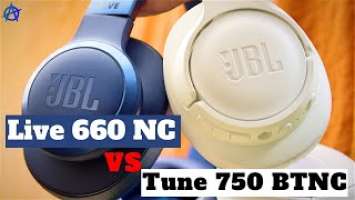 JBL 750 BTNC  Vs JBL Live 660 NC - Noise Cancelling Over -Ear