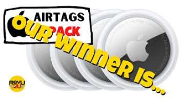 Our Winner of the Apple AirTag 4 Pack Is...