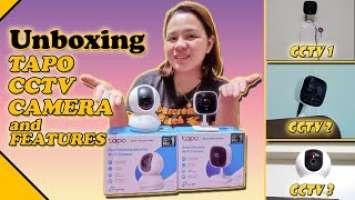 (UNBOXING) our TP- LINK TAPO C200 and C100  Security Wifi CCTV Camera and FEATURES,