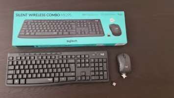 Unboxing Logitech MK295 Silent Wireless Keyboard and Mouse Combo