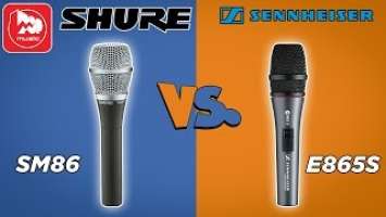 Сравнение микрофонов SENNHEISER E865 и SHURE SM86 (microphone comparison)