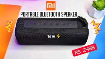 Mi Portable Bluetooth speaker (16w) Black | Mi Portable Bluetooth speaker review | Best under 2499 ?