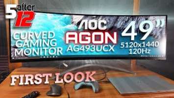 AOC AGON 49” Curved Gaming Monitor (AG493UCX) | 5120x1440 @ 120Hz | First Look