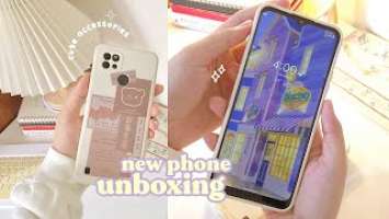 ✨ UNBOXING new phone and accessories aesthetic | Realme C21Y