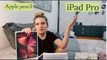 Купила iPad Pro и Apple pencil - Распаковка / Не умею ждать! Хорошие и не очень новости)