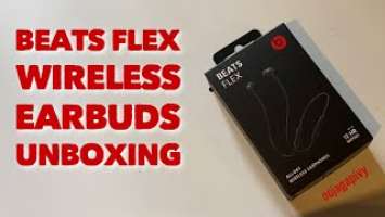 Unboxing my new Beats Flex wireless earbuds