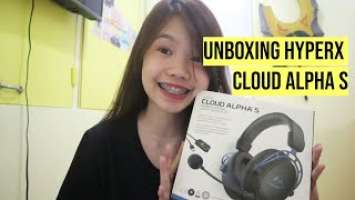 UNBOXING HYPERX CLOUD ALPHA S