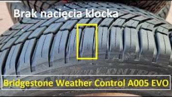 Bridgestone Weather Control A005 EVO | Sprostowanie i przeprosiny | Interferencja Fal