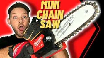 MILWAUKEE m12 hatchet mini CHAINSAW!