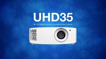 Optoma UHD35   4K UHD gaming and home entertainment projector