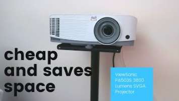 ViewSonic PA503S 3800 Lumens SVGA Projector | Cheap Home Entertainment for Small Living