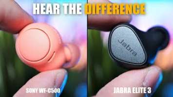 Sony WF-C500 vs Jabra Elite 3 | REAL REVIEW with Call Quality Samples