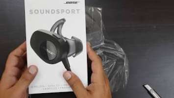 Bose SoundSport Wireless Headphones unboxing