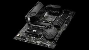 Распаковка материнской платы MSI MPG B550 GAMING PLUS