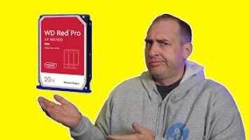 Less endurance than cheap SSDs??? WD Red Pro 20TB HDD