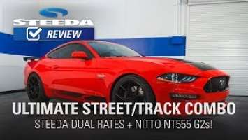 S550 Mustang Ultimate HPDE Combo! Steeda Dual Rate Springs + Nitto NT555 G2 | Street Review