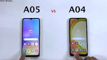 SAMSUNG A05 vs SAMSUNG A04 - Speed Test