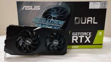 Asus Dual GeForce RTX 2060 EVO OC Edition 12GB - Unboxing + Furmark Stress Test 2022