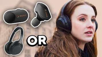 Sony WF-1000XM3 & WH Noise Canceling Headphones | Tutorial & Comparison