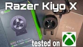 Razer Kiyo X - Unboxing and Testing via Xbox Twitch app