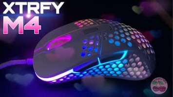 Xtrfy M4 Gaming Mouse UNBOXING+REVIEW+ALL COLOR MODES - The Best Gaming Mouse for Gamer Girls?