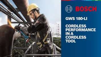 Bosch GWS 180-LI Professional Cordless Angle Grinder