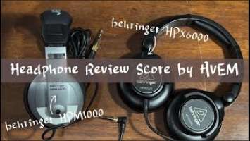 【AVEM 】AVEM Headphone Review Score EP1 Behringer HPM1000 & HPX6000