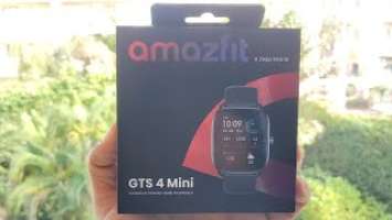 Amazfit GTS 4 mini Mint blue First look