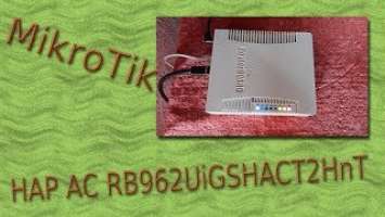 ОНЛАЙН ТРЕЙД РУ WiFi роутер MIKROTIK HAP AC RB962UiGS-5HacT2HnT