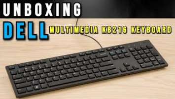 Dell KB216 Multimedia Keyboard |  ASMR UNBOXING