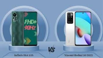 Infinix Hot 11S Vs Xiaomi Redmi 10 2022 - Full Comparison [Full Specifications]