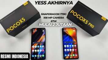 AKHIRNYAA POCO X5 & POCO X5 PRO MASUK RESMI INDONESIA - INILAH SPESIFIKASI LENGKAP HARGA & RILISNYA