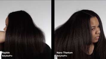 Babyliss Nano Titanium Blow Dryer vs Babyliss Pro Rapido