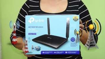 TP-Link Archer MR400 AC1350 Wireless Dual Band 4G LTE Router Unboxing