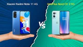 Xiaomi Redmi Note 11 4G Vs OnePlus Nord CE 2 5G Comparison #shorts