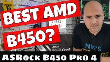 Best Mid Range AMD RYZEN AM4 Motherboard Asrock B450 Pro 4