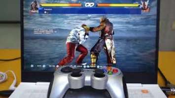 로지텍 무선 게임패드 F710 철권7 스티브 헬파이어(Logitech Wireless Gamepad F710 Tekken7 Steve Fox Hellfire)