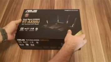 Unboxing the ASUS RT-AX88U wireless router