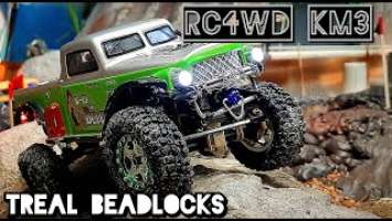 Treal 1.0 Beadlock Wheel Tire Swap to RC4WD KM3 SCX24