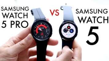 Samsung Galaxy Watch 5 Vs Samsung Galaxy Watch 5 Pro! (Comparison) (Review)