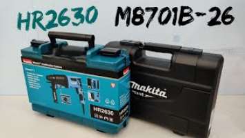 Makita Combination Hammer 26mm HR2630 & Makita MT Series  M8701B-26