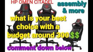 high quality + great look + good price all in HP OMEN CITADEL, gaming chair